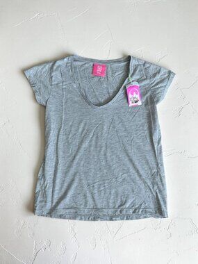 ONE TEASPOON Gray Marled T Shirt Size XS NEW NWT